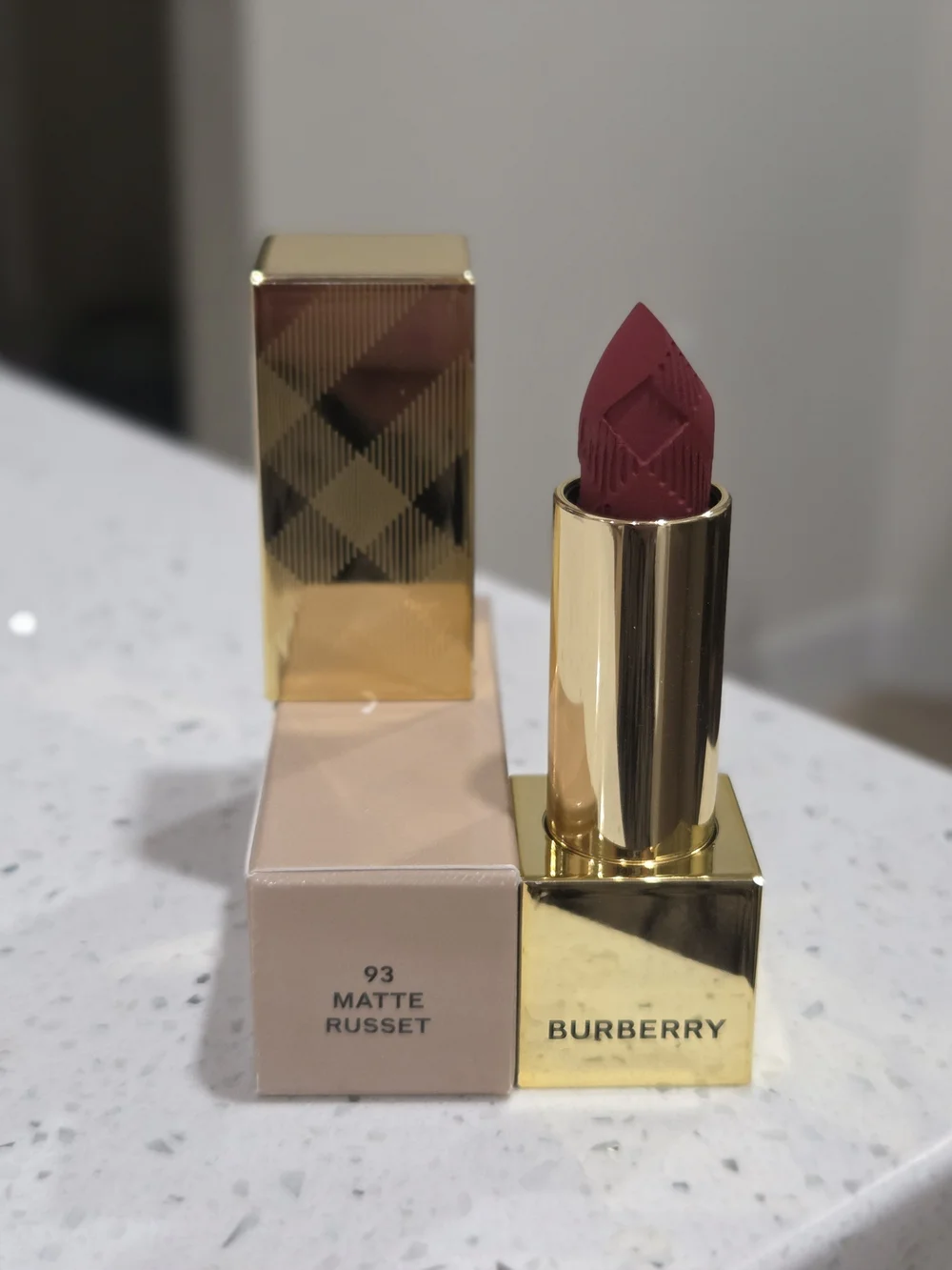 Burberry Lipstick 93 Matte Russet - Deep Rose Mauve